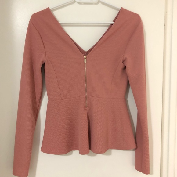 Dynamite long sleeve pink top - Picture 2 of 3